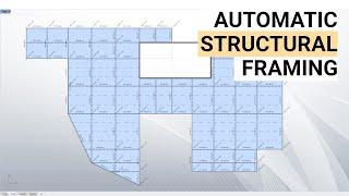 Automatic structural framing improvements. Generative design fitting any floor plate.