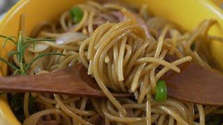 Eng sub) Korean style Soy sauce Pasta Recipe!!