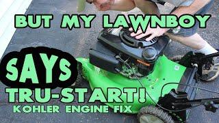 Lawn Boy model 10604 Kohler 6.5 Engine Fix 149cc (Won't Start!)