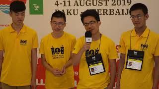 IOI 2019: Team interview - United States of America