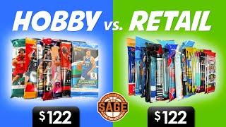 $122 Hobby vs. $122 Retail Basketball Card Packs  Which is Better?