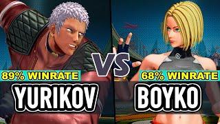 KOF XV ▰ YURIKOV (Yashiro/O.Chris/Blue Mary) vs BOYKO (Blue Mary/Luong/Mai)