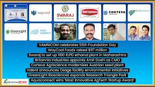 VAMNICOM | WayCool Foods | Swaraj | Corteva | GreenLight Biosciences | Aquaconnect