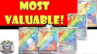 Top 10 Most Valuable Rainbow Rare Pokémon TCG Cards! (Most Expensive) (Time to Invest?)