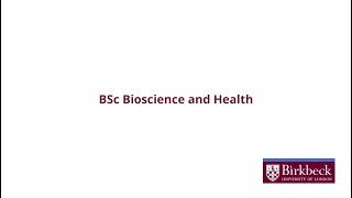 BSc Bioscience and Health