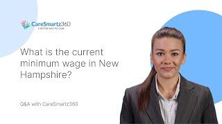 What is the minimum caregiver wage in New Hampshire?