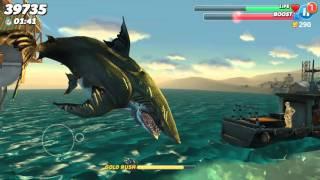 Hungry shark world- Megalodon gameplay