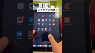 Nobody Guess it Right  #shorts #apple #ipad