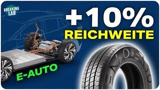 10% mehr Reichweite: Neue Reifen für E-Autos!