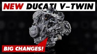 New Ducati V-Twin (V2) Engine Announced: 11 Things To Know! (Panigale, Multistrada, Monster & More)