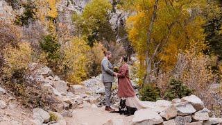 Beautiful Vow Exchange at Salida, Colorado Micro Wedding