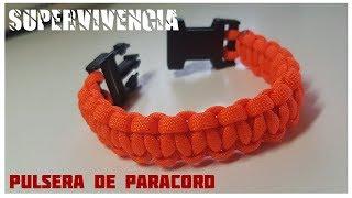 Cómo Hacer una Pulsera PARACORD de un solo color ►PARACORD 550! 