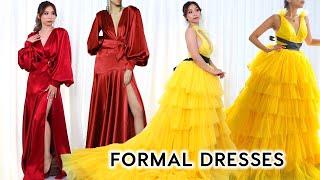 Formal/ Evening Dresses Try-on Haul *so extra*