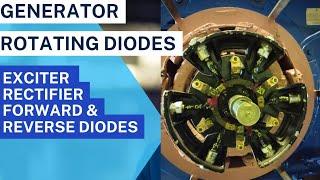 Generator rotating diodes| Generator exciter