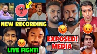 SECRET CALL RECORDING LEAKED! Adnaan 07 Vs Ajaz Khan LIVE F!ght | Elvish Yadav Again Exposed Media