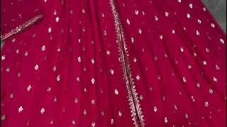 Designer Magenta Color With Heavy Embroidery Work Anarkali Suit