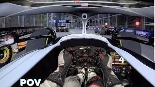 F1 24 REALISM MODE | 25% Singapore GP | Full Motion Rig | Fanatec DD+