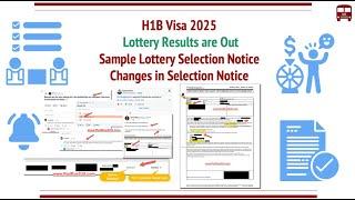 H1B Visa 2025 Lottery Results are Released, Selection Notice Sample, How to Check? Results Timeline