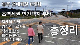 양주 전매제한6개월 덕계역 초역세권부터 신영부터 용암 민간임대까지 민간택지 정리