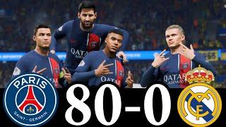 FC 24 -MESSI RONALDO NEYMAR & MBAPPE | ALL STARS |  AL NASSR 100-0 MANCHESTER UNITED