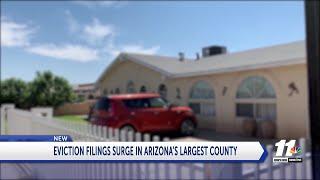 EVICTION FILINGS SURGE IN ARIZONA
