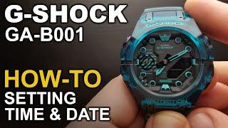 Gshock GA B001 - Setting Time and Date Tutorial - Module 5690