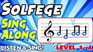 Solfege Sing Along Video (sol-mi-la) Level 1-4