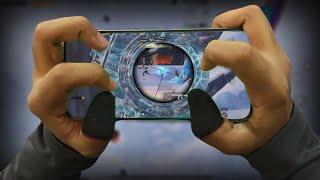 ZEMU New update first gameplay  IPHONE 16 pro max 5 finger handcam  gyroscope  | PUBG MOBILE