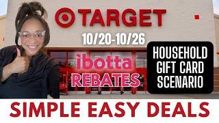 Target Deals 10/20-10/26 : Couponing At Target: Household Gift Card Scenario: 1 FREEBIE: EASY DEALS