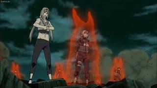 Tsunade and Sakura together summoned Katsuyu, Naruto and Sasuke combined Kurama with Susanoo Eng Dub