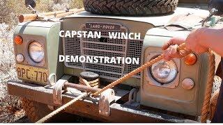 Winching techniques/Capstan winch