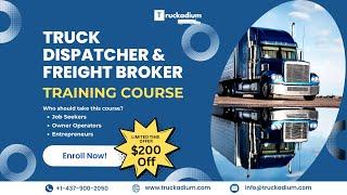 Truck Dispatcher & Freight Brokerage Training Course | Truckadium