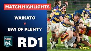 RD 1 HIGHLIGHTS: Waikato v Bay of Plenty (Bunnings NPC 2024)