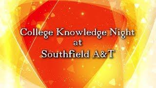 College Knowledge Night at Southfield A&T