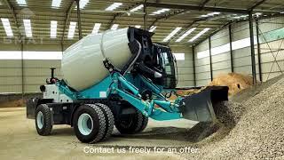 Self Loading Concrete Mixer Truck from SMAT MACHINERY | Self Loading Concrete Mixer