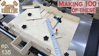 Making & Shipping 100 Flagship Table Saw Sleds