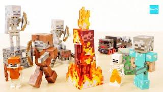 マインクラフト  スケルトンたくさん アクションフィギュア  レゴ ホットウィール  ／ Minecraft figure  Skeleton set Hotweel and LEGO