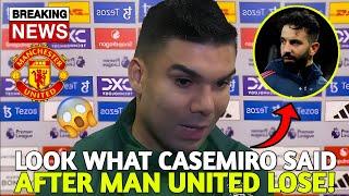 | BREAKING: CASEMIRO SHOCKING STATEMENT AFTER MANCHESTER UNITED LOSE! - MAN UNITED NEWS