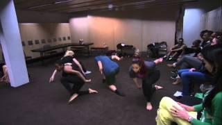 The Aboriginal Centre for the Performing Arts (ACPA) dancers rehearse for their show