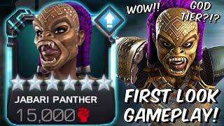 6 Star Jabari Panther First Look Gameplay -  A NEW SKILL GOD ARRIVES! - Marvel Contest of Champions