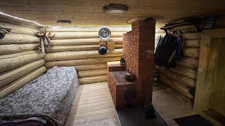 3 DAYS OFF GRID Cabin. Building a Massive Outdoor Kitchen