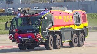 [GROSSALARM AM FLUGHAFEN DÜSSELDORF]- Simulierter Flugunfall | Explosionen | Menschenrettung | Übung