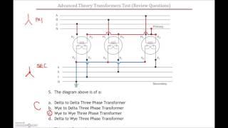 3 Phase Transformer Test #2 Review (Part 1)