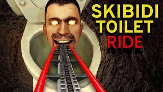 GIANT SKIBIDI TOILET Roller Coaster but it's in VR/360