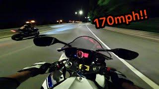 S1k and GSXR Speedrun to downtown | HD Sound