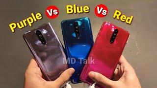 Poco X2 retail Unboxing all colours | Poco X2 Red Colour vs Purple vs Blue Colour first look