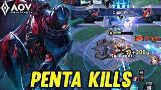 AOV : QUILLEN GAMEPLAY | PENTA KILLS - ARENA OF VALOR LIÊNQUÂNMOBILE ROV