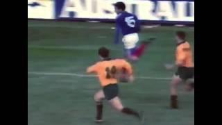 Classic Rugby Shirts - Serge Blanco amazing try for France 1987