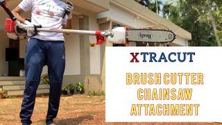 XTRACUT | xtracut brush cutter boat attachment | chainsaw with brush cutter