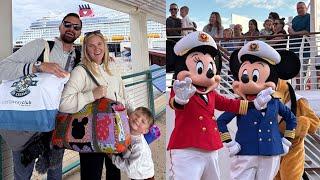 Disney Treasure Family Cruise! Embarkation Day On Disney's NEWEST Ship! Room Tours, Food & More Fun!